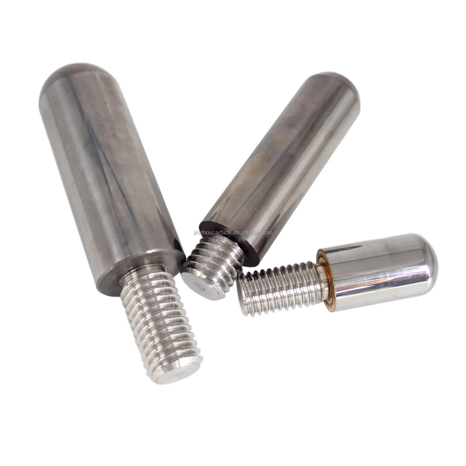 Cemented Carbide Peg in Bead Mill OEM Customizable Tungsten Carbide Threaded Grinding Pin for Sand Mill Steel Welding Factory