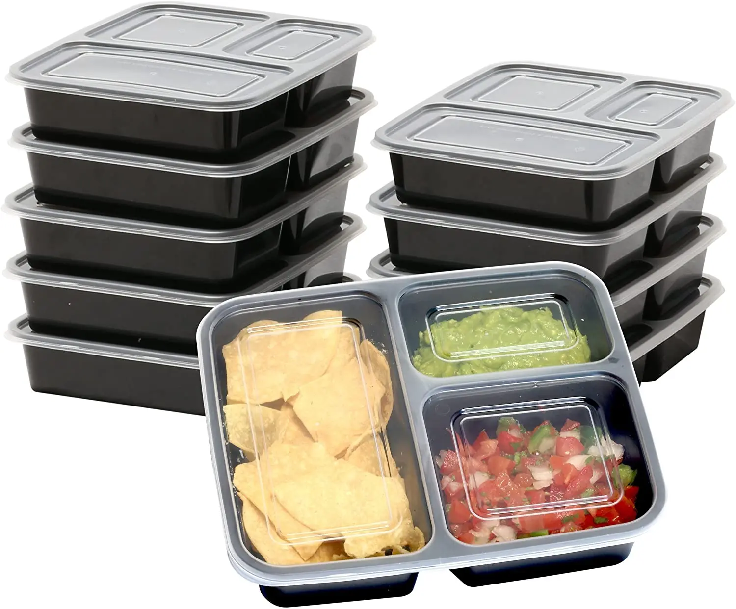 

Top Quality 3 Compartment Takeout Takeaway Food Containers With Best Price