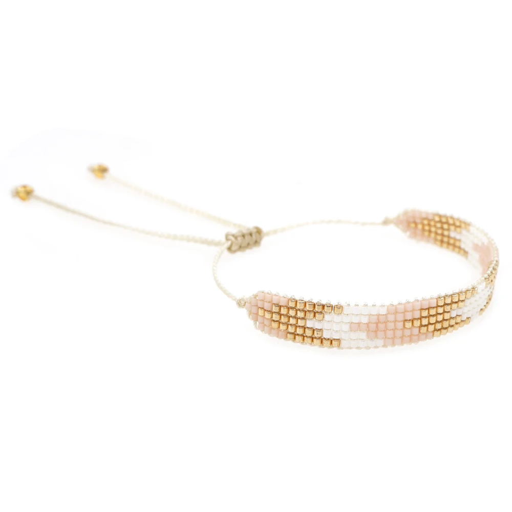 

Go2boho Miyuki seed bead Jewelry Boho Fashion Style Adjustable Handmade Braided Bracelet