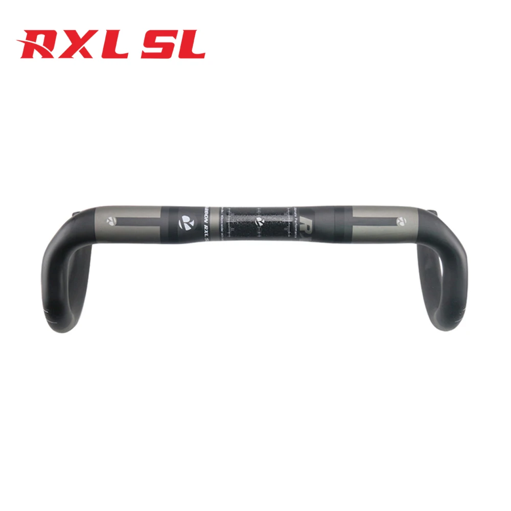 

RXL SL Carbon Handlebar Road Bike 31.8mm UD Matte Drop Bar  Carbon Aero Bar Drop Bars Gray