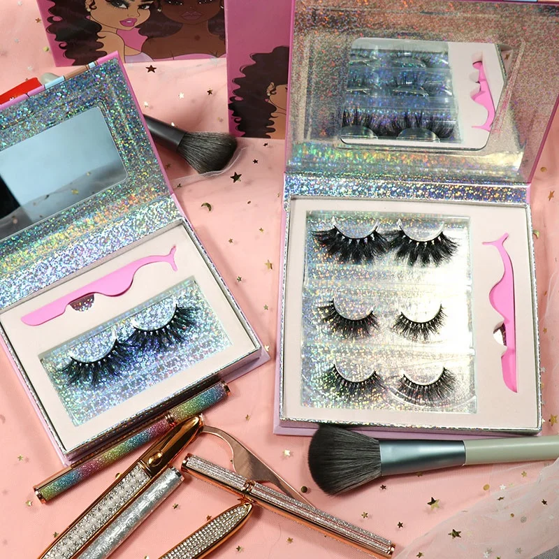 

Factory wholesale Cheap Luxury 3D 5D Mink Private Label Lashes Super Fluffy Cruelty Free 25mm Mink Eyelashes