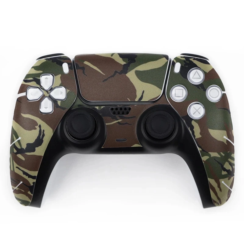 

For PS5 Controller Camouflage Skin Sticker Decal Cover For PS5 Gamepad Joystick for PlayStation 5 Controllers Control, As picture show