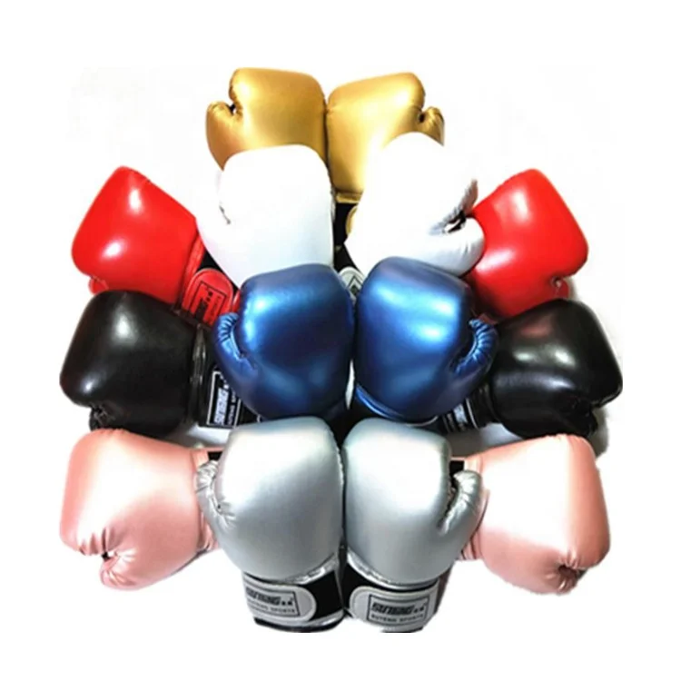 

PU Junior glove Children MMA boxing glove kids punching bag gloves, Red, blue, gold, silver, pink, white, black