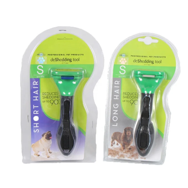 

2021 Hot Selling Pet Grooming Brush Long Hair Dog Deshedding Slicker Tools Stainless Steel Fur Eliminator For Dog, Customized color