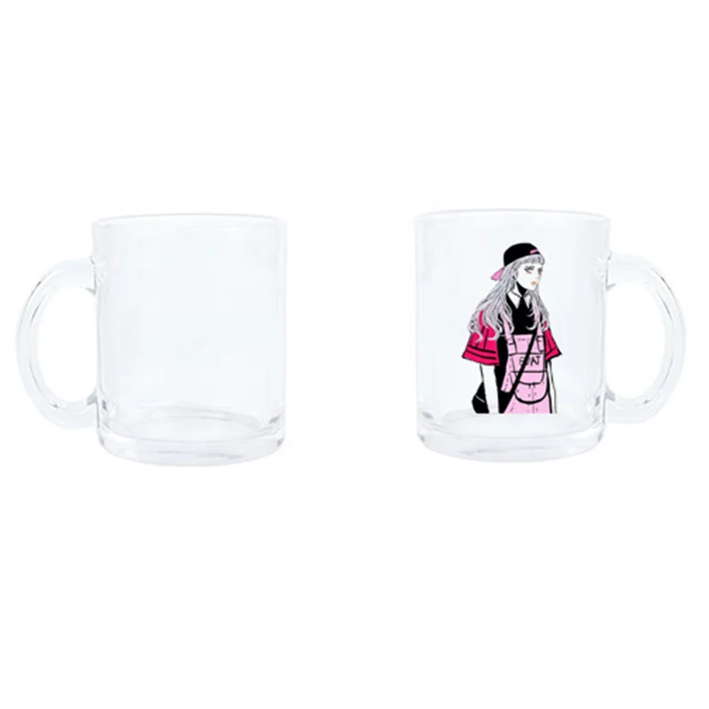 

Sublimation Blanks Wholesale 11oz Heat Transfer Printings Frosted and Clear Glass Jar Mugs with Handle for DIY in Foam Box