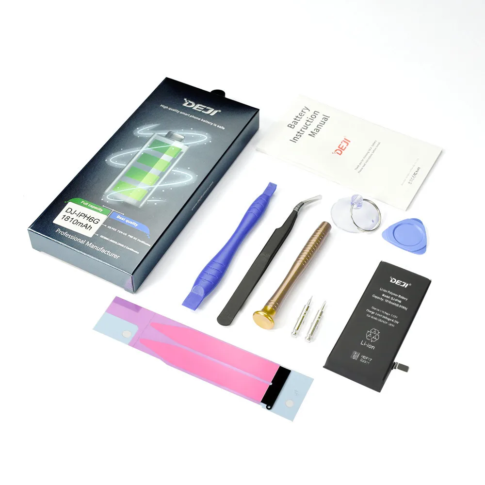 deji replacement battery for iphone 6 1810mah for iphone battery oem obm odm