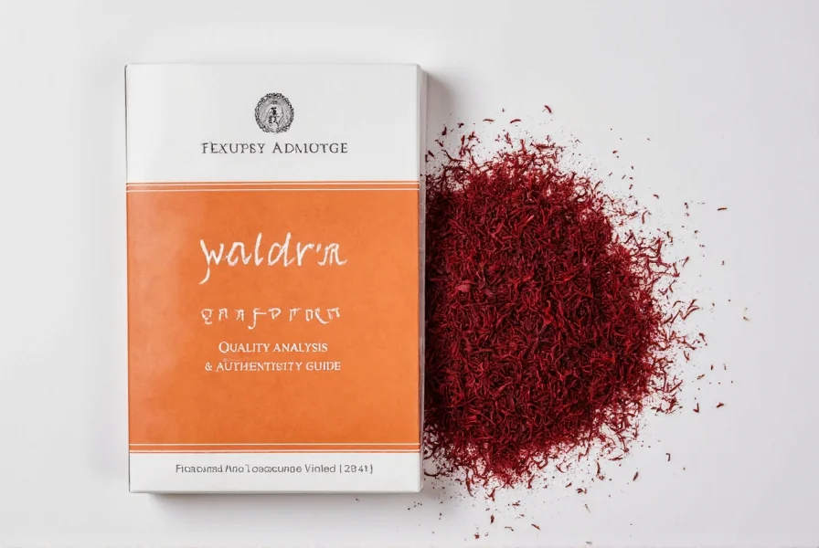 Close-up comparison of authentic Walden Saffron threads versus lower grade saffron