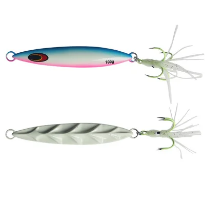 

Yajie Sea Fishing Slow Jigging Lure Metal Artificial BaitShore Fishing Hook, Mixed colors