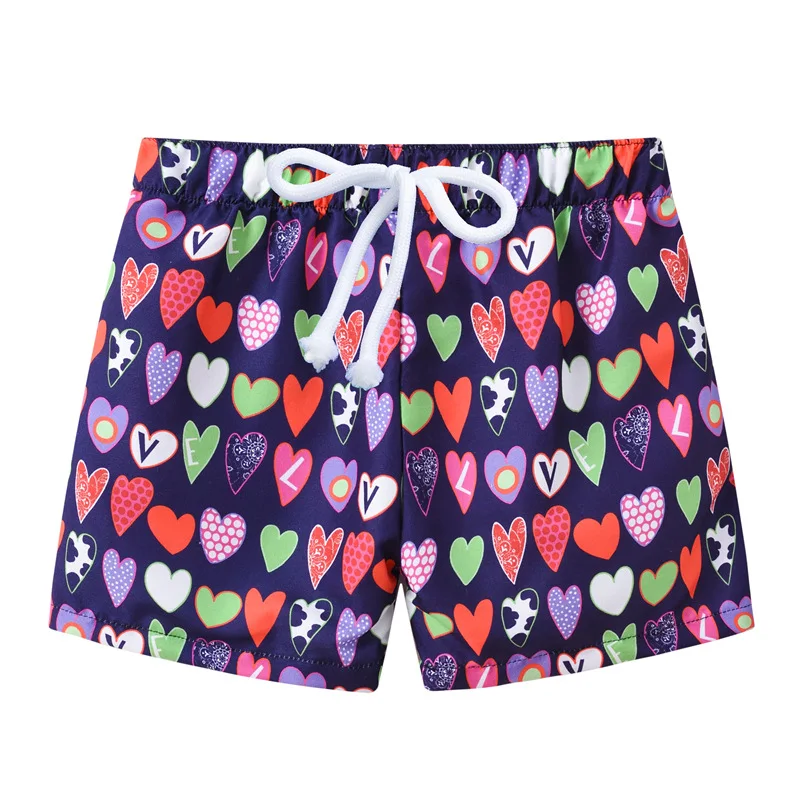 

2021 Summer New Children's Cartoon Adjustable Boxer Pants Hot Spring Beach Boys And Girls Shorts