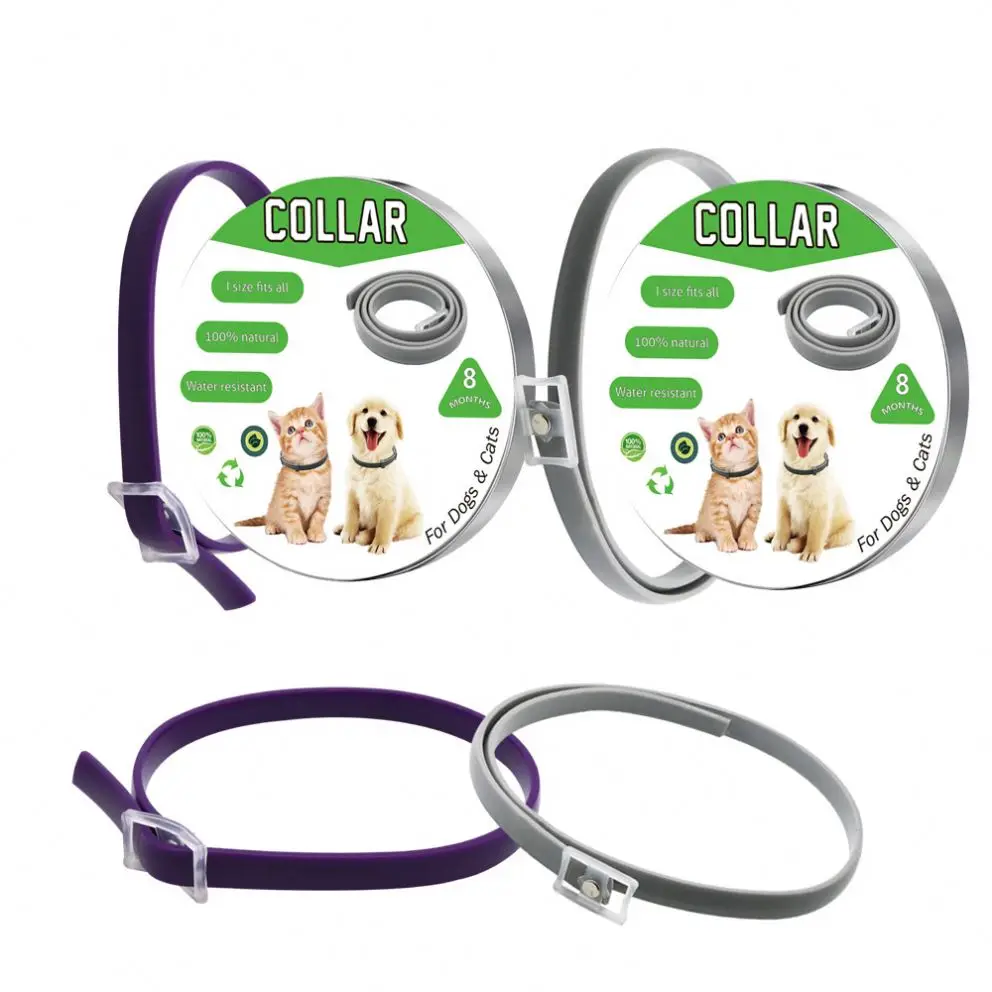 

Natural flea collar dog cat repellent Hot Amazon Pet Prevention flea and tick collar Mosquito Collar