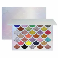 

Ze Light Private Label OEM Multi Colored Cosmetics Make up Eye Shadow Palette Vegan Custom Glitter Makeup Eyeshadow Palette