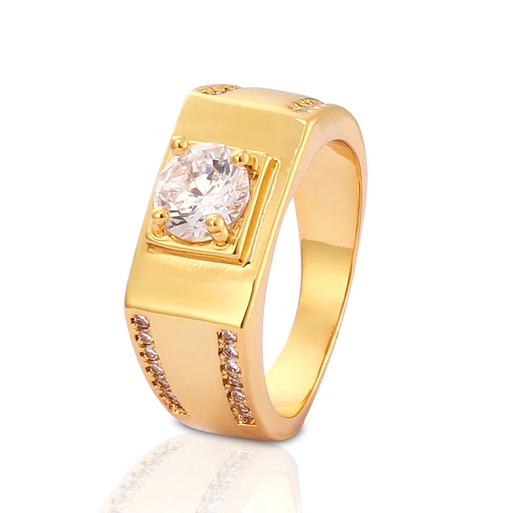 

Luxury Accessories For Women Ajustable Fashion Jewelry Gold Plated Diamond Zircon Women's Ring