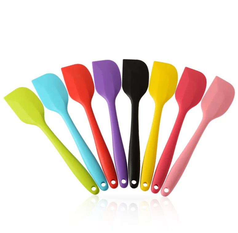 

11 Inch Non-Stick Silicone Spatula Baking Mixing Tool Food Grade Silicone Rubber Cake Spatula