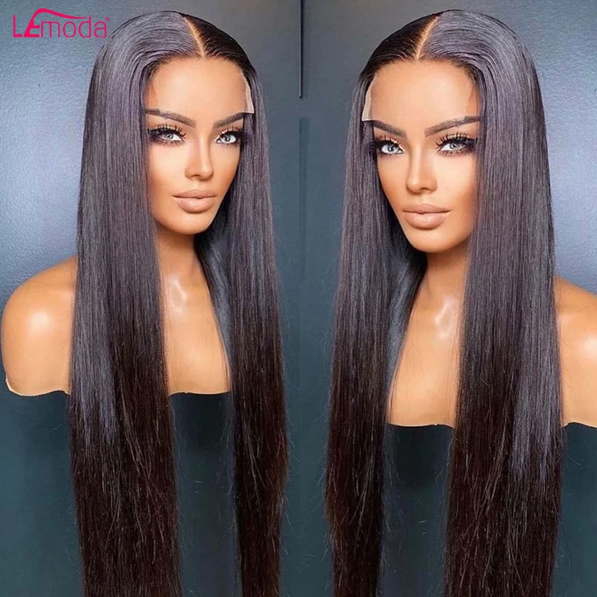 

Lemoda Wholesale 10-40 Inch Virgin Brazilian Human Hair Wigs 180% 250% Density 4x4 5x5 13x4 13x6 HD Transparent Lace Front Wig