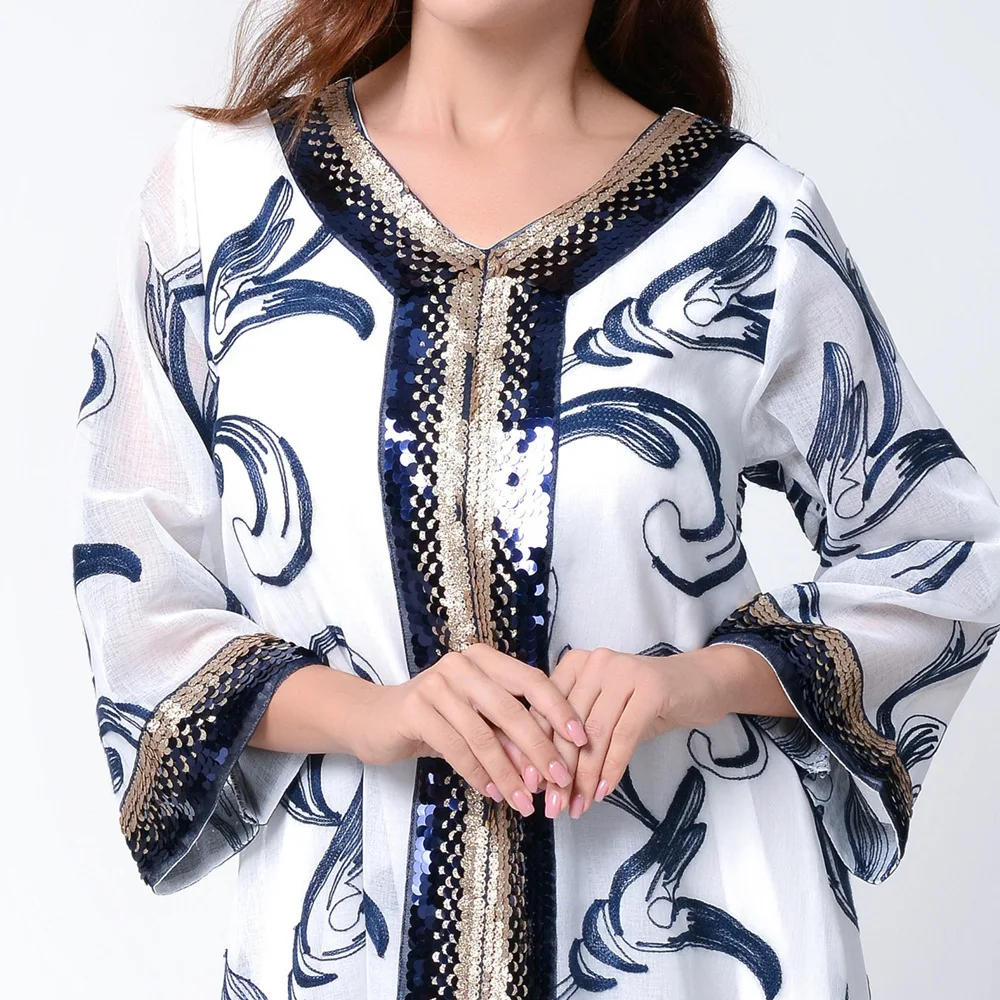 

Sequin Embroidered Women Causal Dubai Muslim Islamic Abaya Dress, Customers' requirements