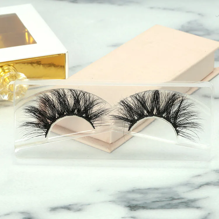 

3D Mink Eyelashes False 100% Real Mink Fur False Eyelashes Handicraft, Black
