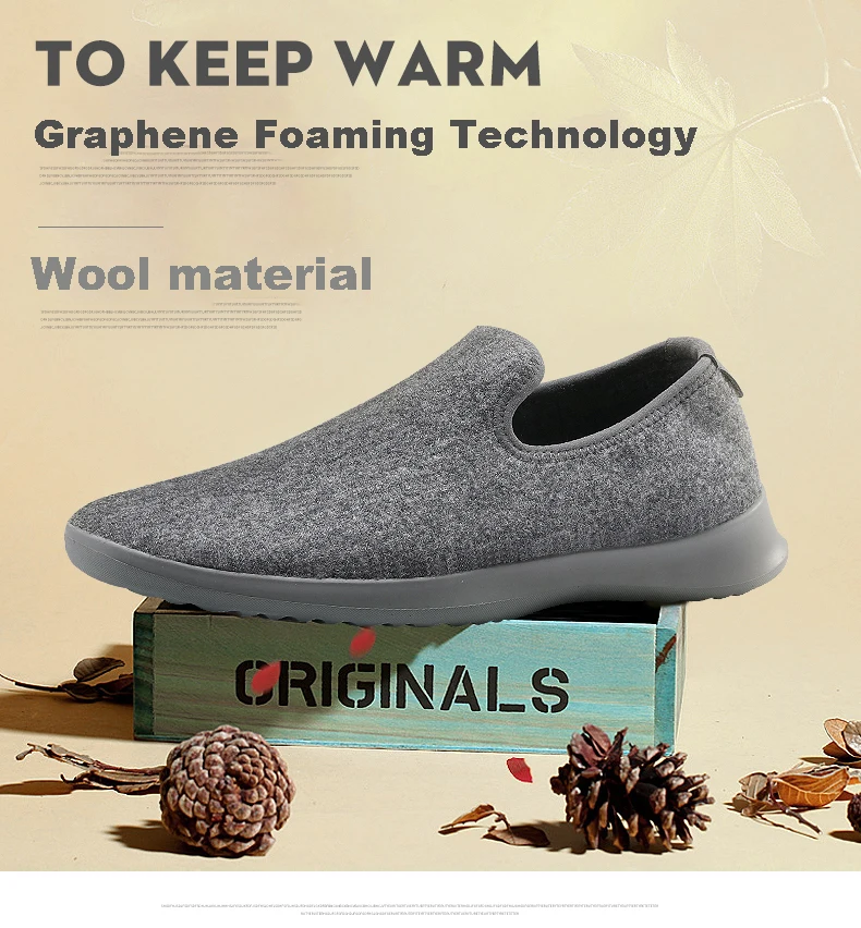 

Good Price Shoes Wholesale Custom Logo High Quality Fashion Wool High-tech Graphene Shoes