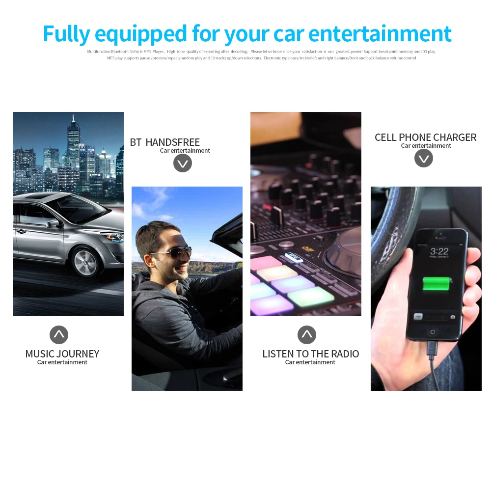 
audio stereo user manual song radio bluetooth usb tape car mp3 player 