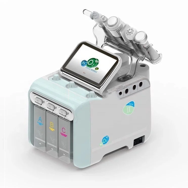 

Facial machine Portable water dermabrasion hydra skin peel, Blue