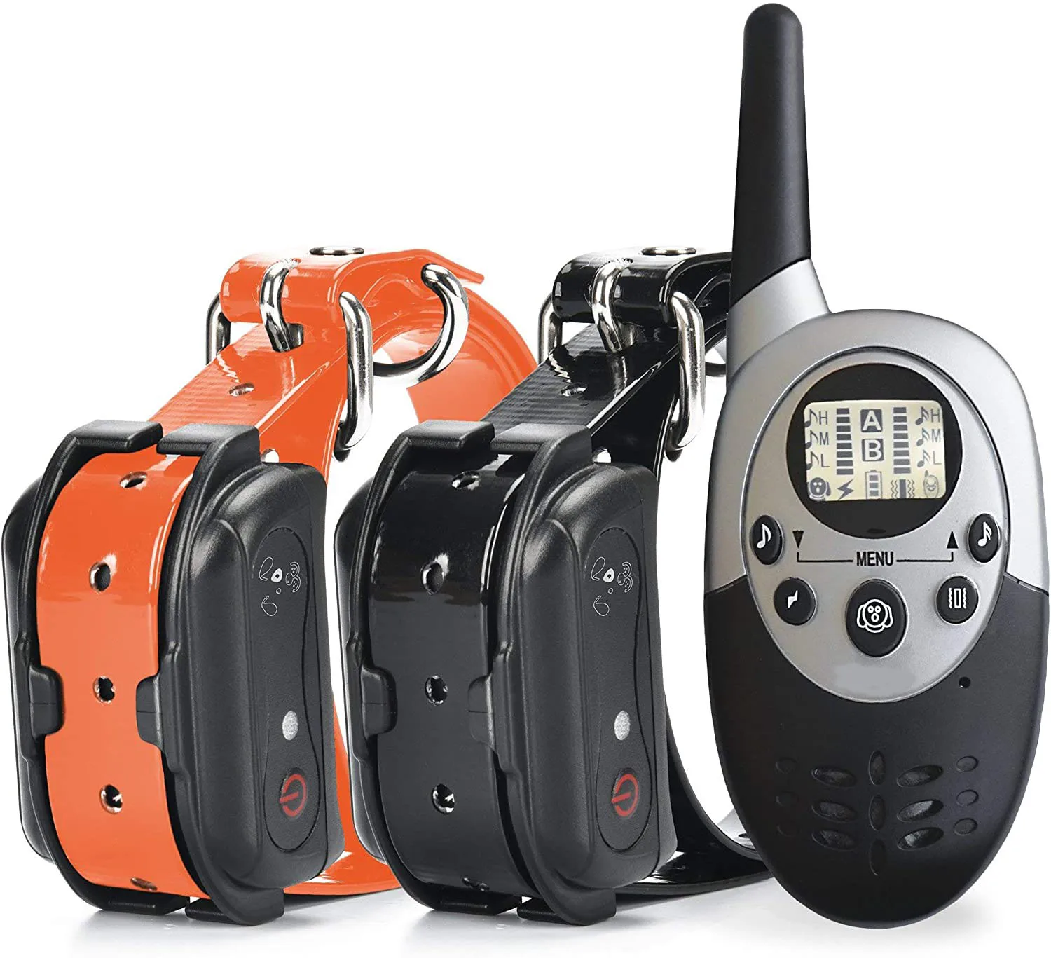 

1100 Yard Waterproof Rechargeable Remote Training Dog Collar with Beep Vibration and Electric Shock Dog Training Collar, Black