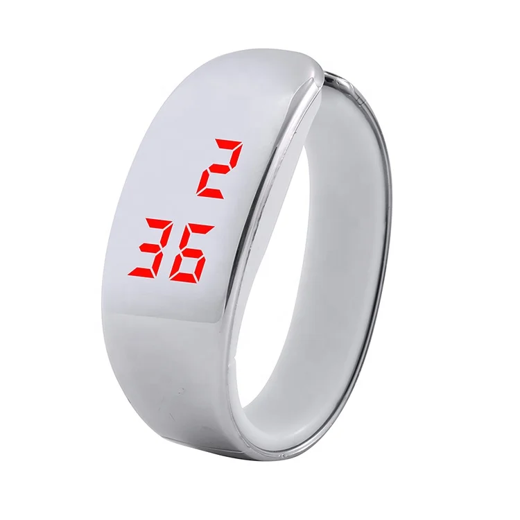 

Solid Color Intelligent Silicone Band Digital LED Dolphin Watch, Picture