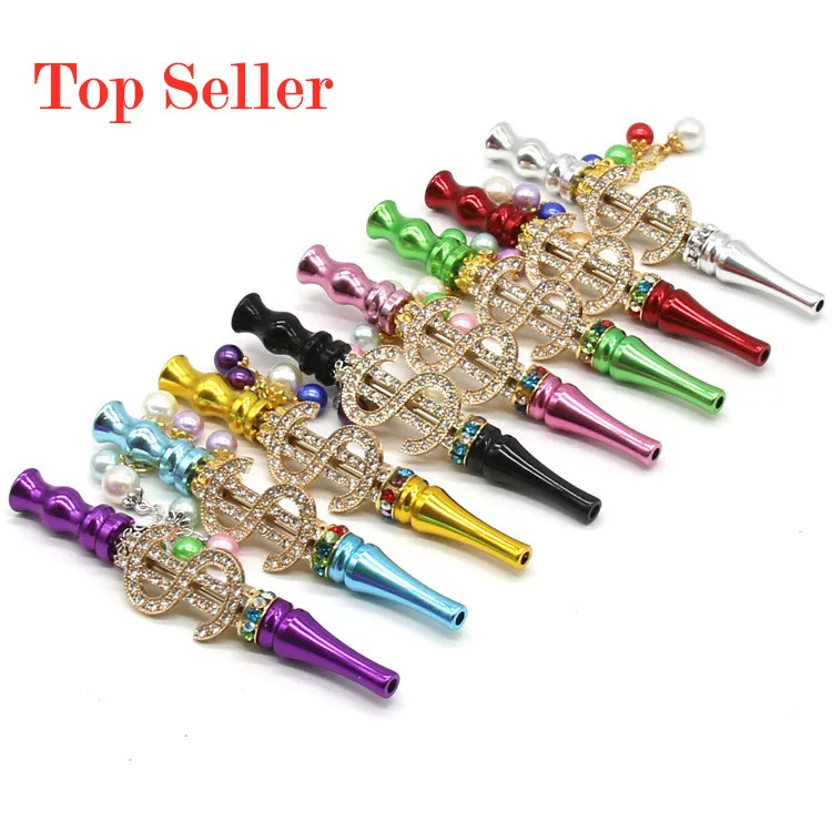 

Professional Money Shisha Hookah Tips Us red Dollar hookah Cigarette Holder with low price, Golden