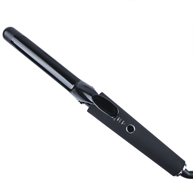 

Wholesales Portable Hair Curler 1 Inch Ceramic Tourmaline Barrel With Clip For Private Logo crimping iron