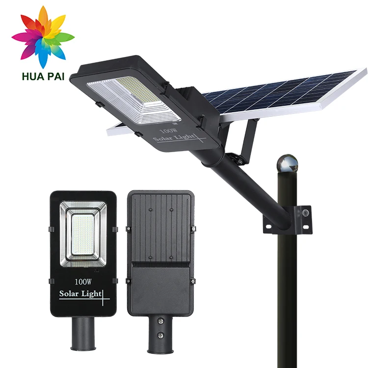 HUAPAI 2020 New Product Hot Sale 60w 100w 150w 200w 300w New Model Design Led Solar Street Light Prices