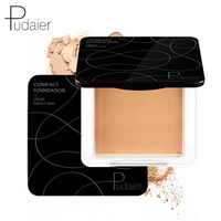 

OEM Natural Face Powder Mineral Foundations Oil-control Brighten Concealer Whitening Make Up Pressed Powder With Puff cosmetic