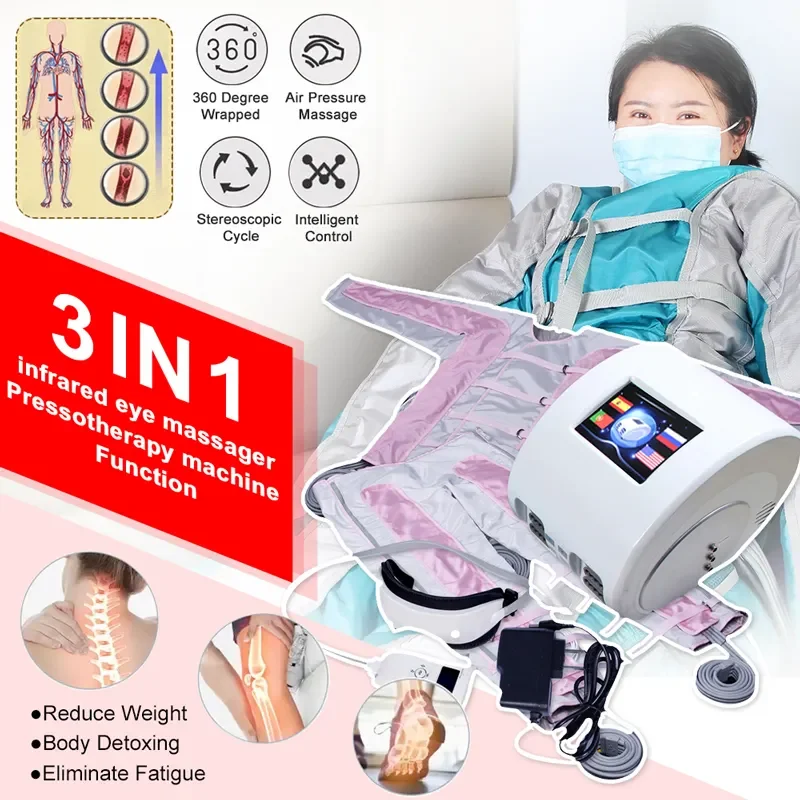 

full body compression boots air massage pressotherapy pressotherapie professionnel pressotherapy lymphatic drainage machine