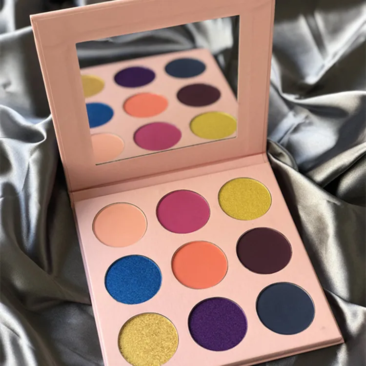 
Long Lasting Waterproof Makeup Cosmetics Matte Eyeshadow Palette Pro 9 Colors Highly Pigmented Shimmer Eye Shadow Palette 