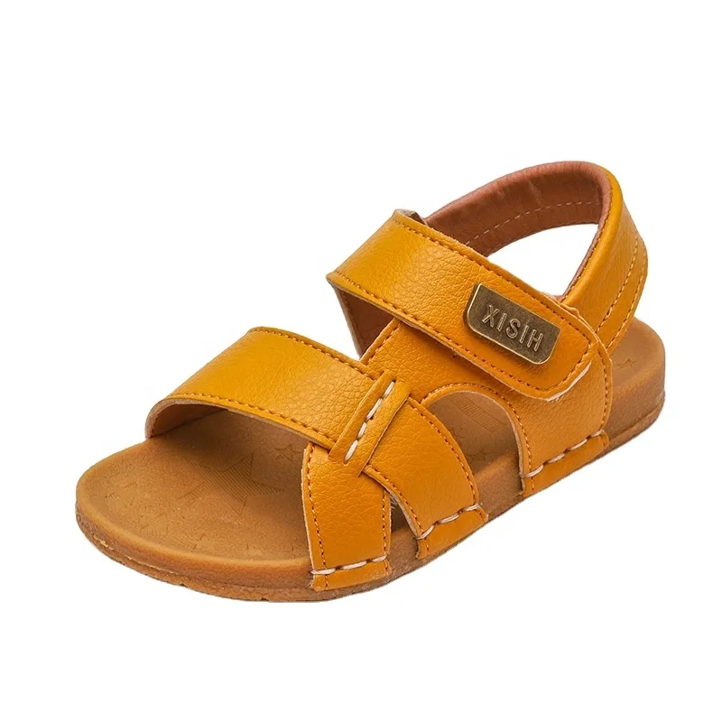 

2021new children's stitching simple soft bottom sandals, Image