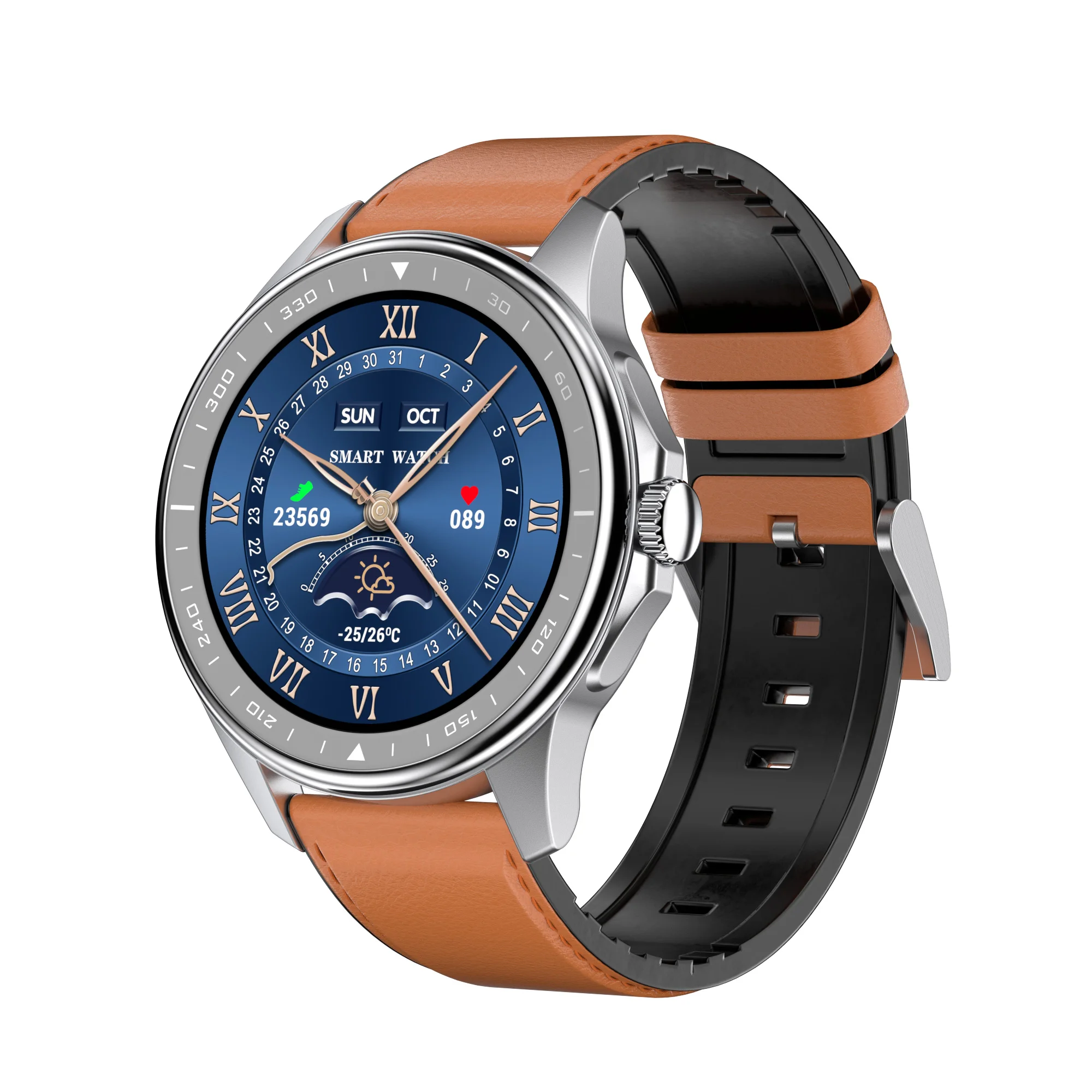 

Stainless Steel Smart Watch SK3 ECG+PPG Heart Rate Blood Pressure Smartwatch Sports Bracelet Waterproof Smart Watch 2021