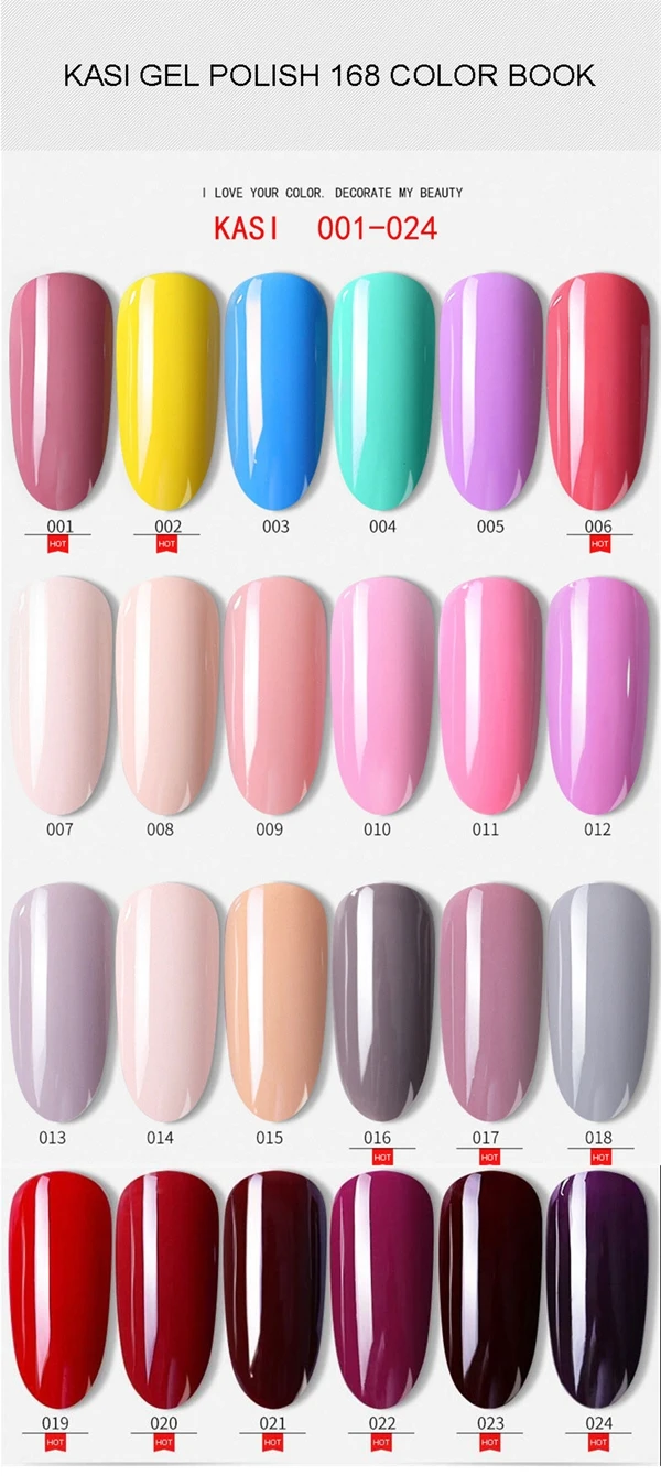 2018 High Quality Kasi Nail Gel Polish Factory Gray Gel Nail Polish
