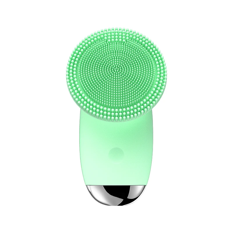 

VKK Dropshipping Portable Electric Cleanser Mini Silicone Face Scrub Device Facial Cleansing Brush