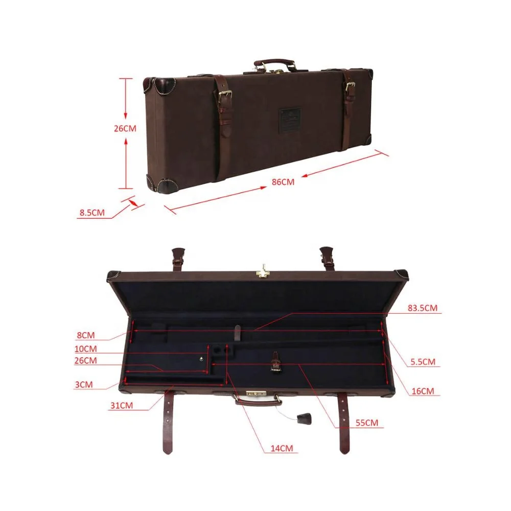 hibo 复古帆布枪案例狩猎配件枪硬盒 - buy 枪盒,枪硬盒,帆布枪盒