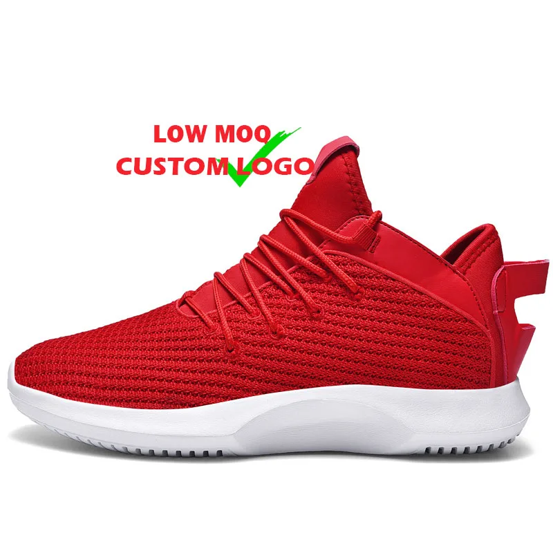 

Great Material Fashion Lightweight Lace-up Zapatillas Para Hombre Men Design LOGO Sneakers Breathable Flying Walking Sports Shoe