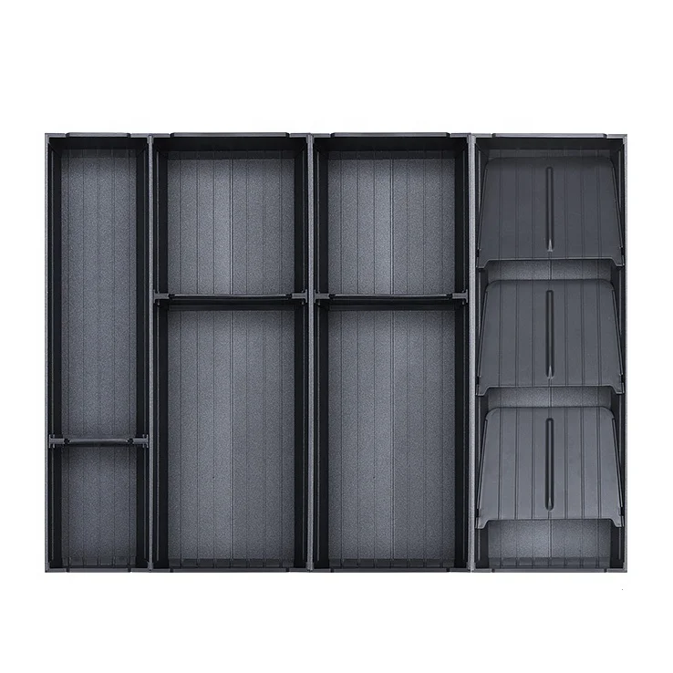 

Goldmine drawer organizer dividers cloth storage box DCH1047A, Dark gray