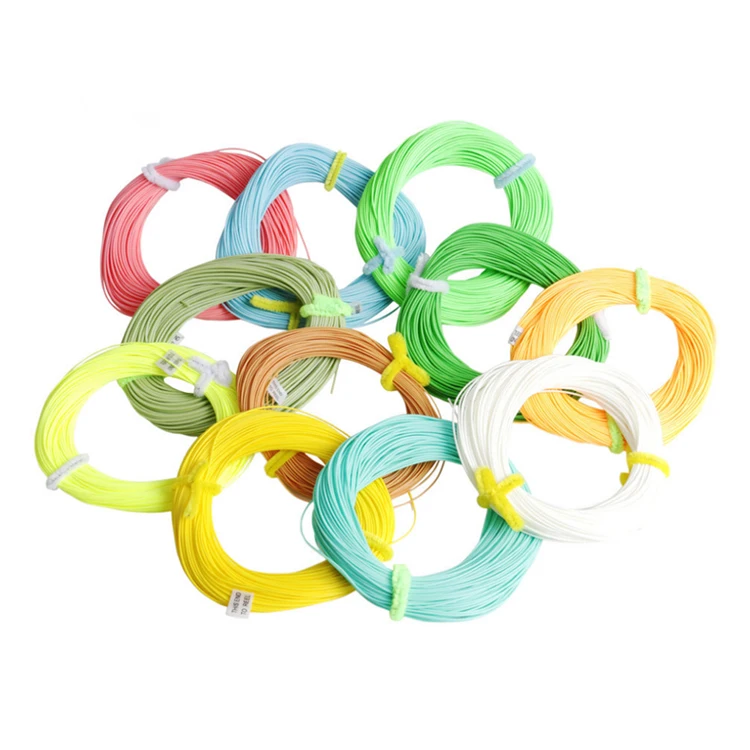 

Newbility high quality multi colors 100ft fly fishing main line, 11colors