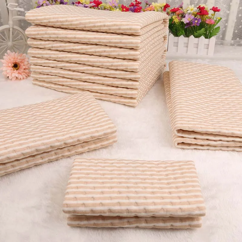 

Custom Soft Simple Organic Cotton Waterproof Travel Baby Changing Mat Pad, Color as photo shows