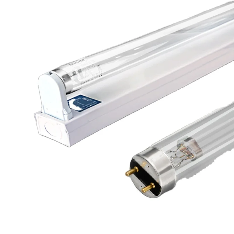 Philips UV disinfection lamp home home kindergarten public place de mite sterilization T8 lamp 30W lamp + domestic bracket