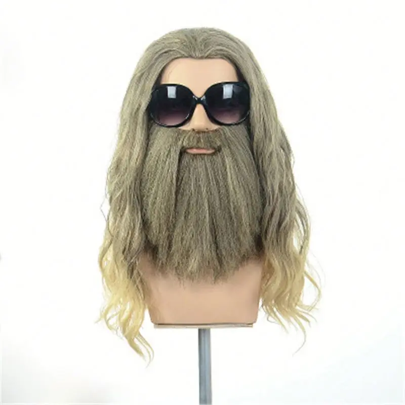 

Jh Unisex European Style New Cos Wig Broom Christmas Head Nightclub Exhibition Festival Synthetic Hair Wigs