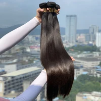 

XBL Most Popular Free sample Straight brazilian Hair Bundles,Virgin Cuticle Aligned Hair From India