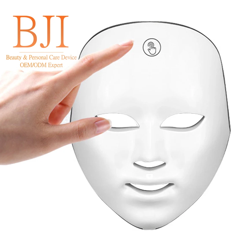 

2022 New 7 Color Touch Switch Wireless Led Light Face Mask Photon Therapy Mask