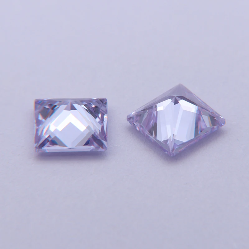 

Loose Lavender Princess Cubic Zircon High Quality Stones