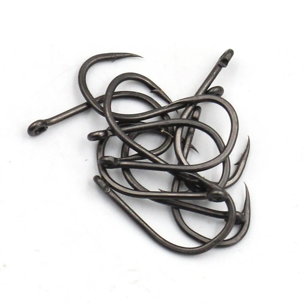 

High Carbon Steel Hooks 10pcs Coating Carp Fishing Hook