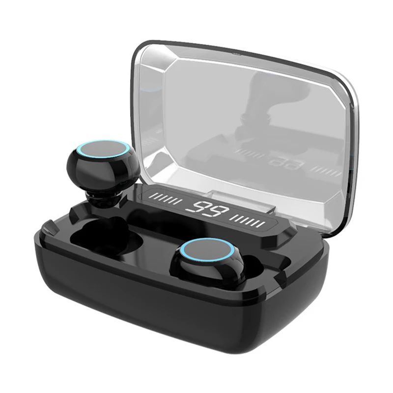 

2020 Original Color Smart Touch Control Mini Sport Earphone Headphone Wireless Earbuds TWS M11 with Power Bank