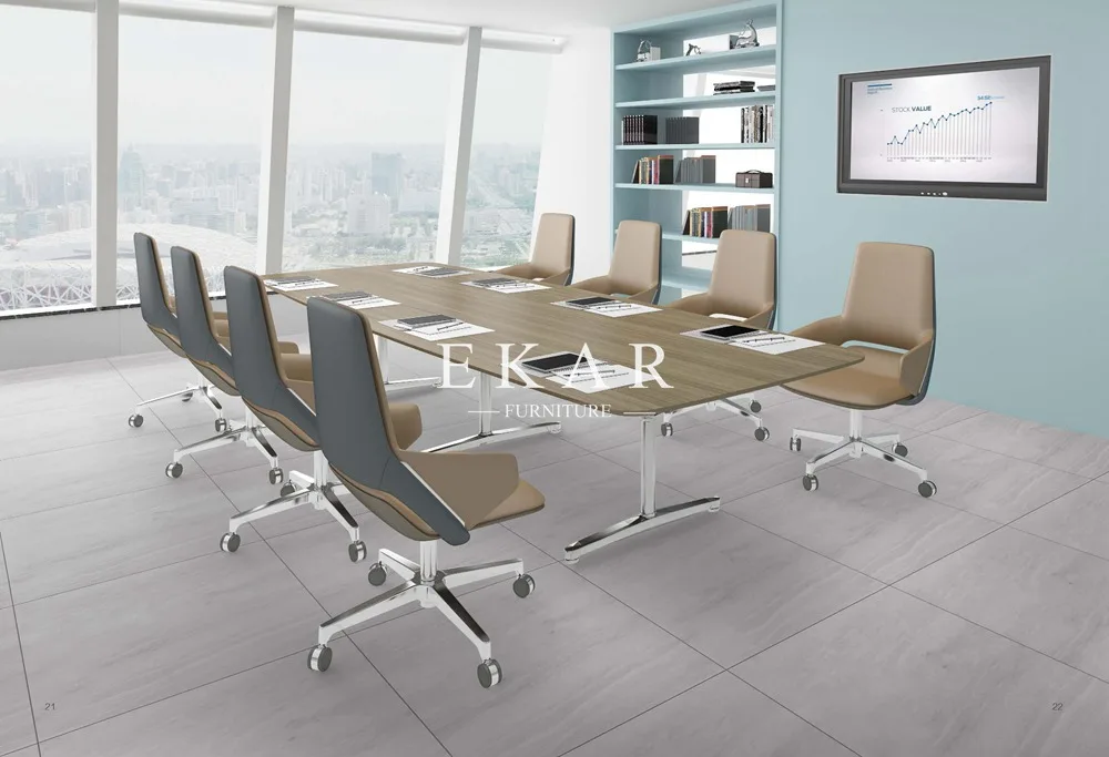 Foshan pu Leather Meeting Room Office Chairs Swivel Conference Chair details