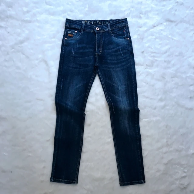 

Factory wholesale cool boys denim trousers custom slim fit kids boys jeans pants