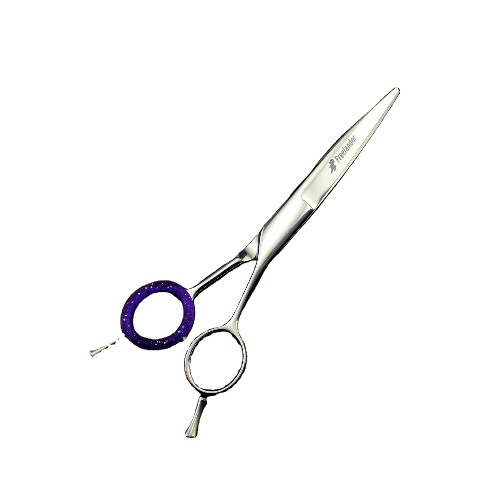 

6.0 "440ca blind hole personalized hairdressing scissors barber flat scissors